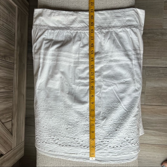 Flowy White Skirt by Romy - Picture 8 of 9